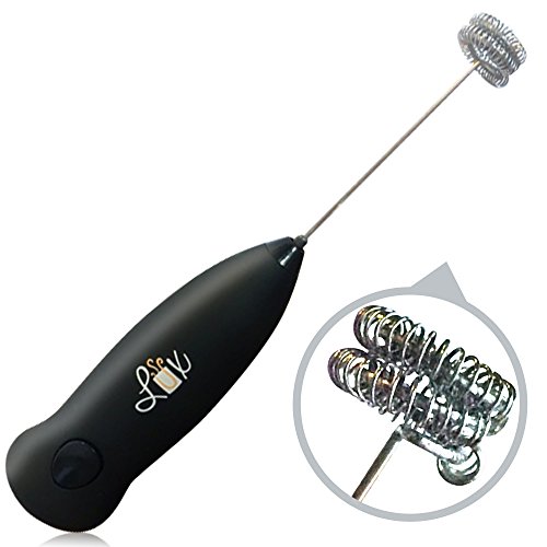 LUX Essentials Deluxe Double Coil Milk Frother Latte Maker Cappuccino Frother LUX Essentials Deluxe Double Coil Milk Frother Latte Maker Cappuccino Frother