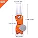 Fpxnb 2 Pack Metal Foldable Golf Divot Tool with Pop-up Button & Magnetic Ball Marker (Pack of 2, Fish Design)