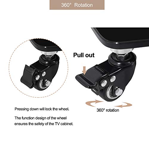 Soporte móvil regulable en altura y ángulo para TVs de 32-65'' miniatura 6