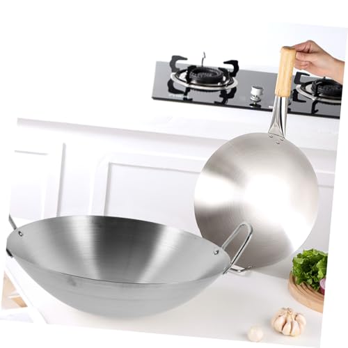 Wok de acero inoxidable VICASKY 30 cm antiadherente miniatura 7