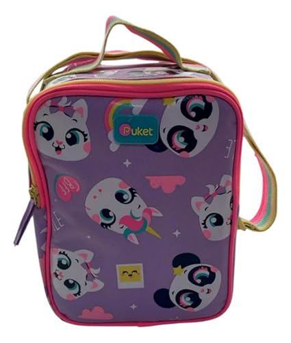 PUKET - Lancheira Térmica Puket Multibichos BFF Compacta E Prática
