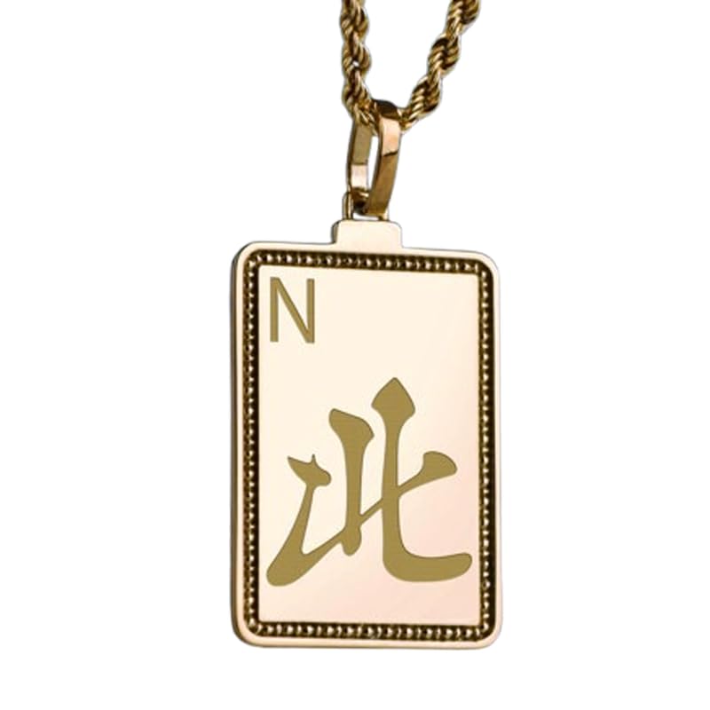 Collier vent du nord en argent 925 plaqué or avec sa chaîne de 45 cm faite main