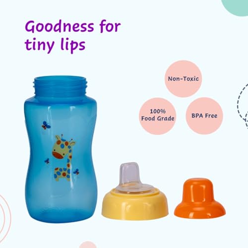 Image of Adore Spouty Silicon Soft Spout Sipper with Hood 270ml (Blue)