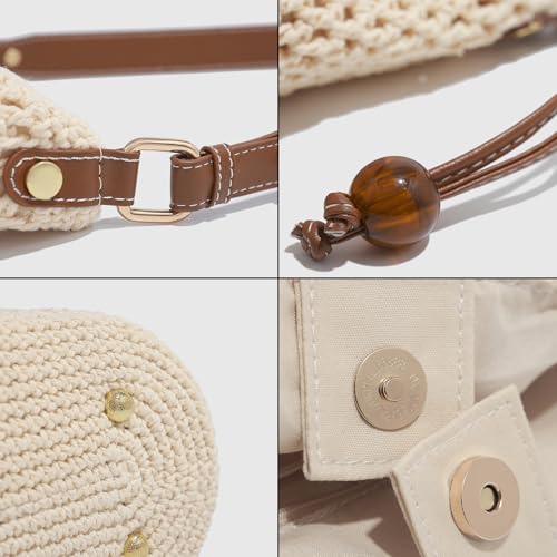 Bolso Tote de Verano Tejido a Crochet Suave miniatura 5