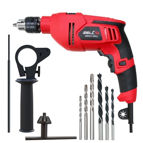 iBELL Impact Drill ID13-23, 750W, Copper Armature, Chuck 13mm manual, 0-2300 RPM, 2 mode selector, Forward/Reverse with variable speed