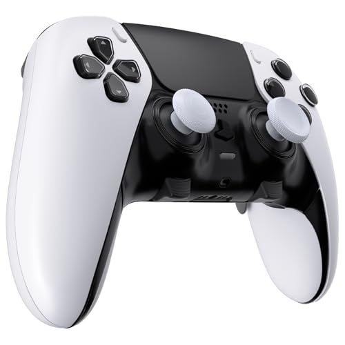 Image of eXtremeRate ThumbsGear Interchangeable Thumbsticks for PS5 Edge Controller, Replacement Original White Analog Thumb Sticks Caps for PS5 Edge Controller - 4 Heights 3 Surfaces Grips -NO Thumbstick Base
