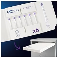 Oral-B iO Strahlendes Weiss Aufsteckbürsten für elektrische Zahnbürste, Briefkastenfähige Verpackung, 6 Stück – Ansicht 2