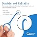OrthoKey Clear Aligner Removal Tool | Invisible Removable Braces, Denture, Brackets, Retainer Remover Key | Personal Orthodontic Supplies, Dental-Grade for Ortho Cleaning & Travel Use | (2-Pack) Blue