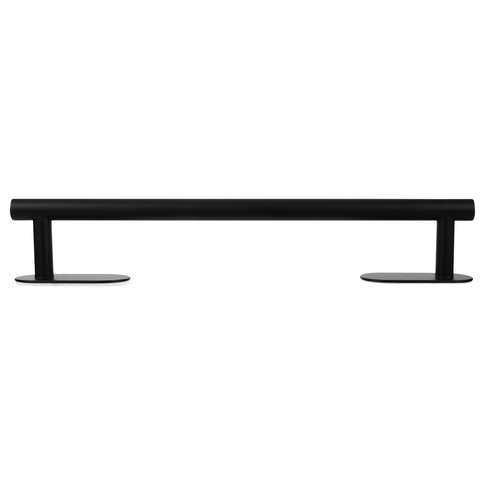 Barre porte-serviettes noir mat en acier inoxydable au design moderne épuré