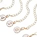 Hemoton 10pcs White Decorative Number Charm Chain with Lobster Clasp for Tumbler Cup Handles, Fashion Small Hanging Number Charms for Cup Accessories and Craft Keychains