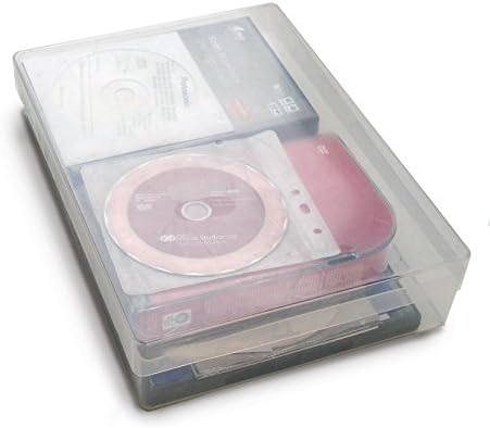 Papertent Clear A4 Storage Box, Pack of 5