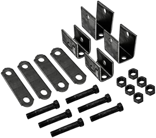 RUSSO Trailer Leaf Spring Hanger Kit for Double Eye Springs Single Axle Suspension