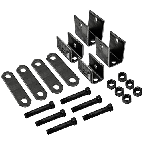 Russo Trailer Leaf Spring Hanger Kit For Double Eye Springs Single Axle Suspension #TOP3