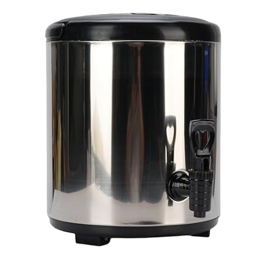 RiToEasysports Dispensador de Bebidas Aisladas de 6L Acero Inoxidable Bebida Fría Dispensador de Sopa de Jugo Portable para té con Leche con 304 Material de Grado Alimenticio, Ideal para Reuniones | Ya disponible en tu tienda friki favorita! En mundofriki.es!