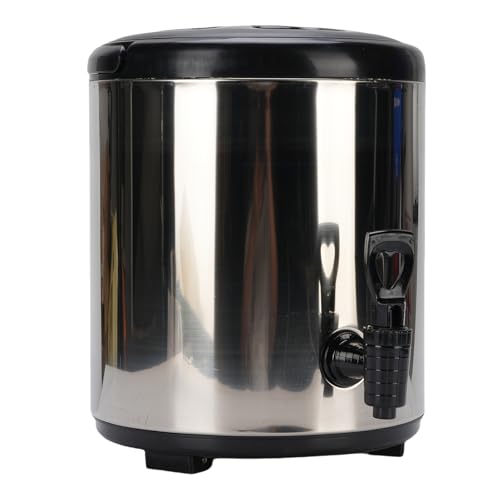 XUMIUZIY Dispensador de té de Leche, Aislamiento de Larga Duración, Aislamiento Multipropósito Portátil de Bebidas Aisladas para el té de Leche para el Jugo (SILVER) XUMIUZIY Dispensador de té de Leche, Aislamiento de Larga Duración, Aislamiento Multipropósito Portátil de Bebidas Aisladas para el té de Leche para el Jugo (SILVER)