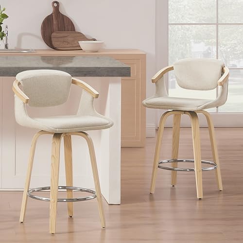 【FACILE DA MONTARE】 Il montaggio richiede solo 10 minuti. Dimensioni del prodotto: 21,06 “L x 21,26” P x 35,83 “A; Altezza del sedile: 25,79”; Dimensioni del sedile: 19,69 “L x 15,75” P. Capacità di carico: 300 libbre. Set di 2. Ideale per l'uso in coppia a casa o in ufficio. Sgabelli da bar alti