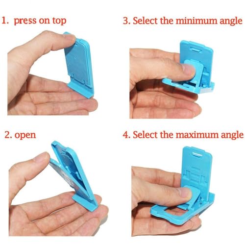Image of Simple Mobile Stand, Multicolor | Mini and Lightweight | Foldable | Pack of 1