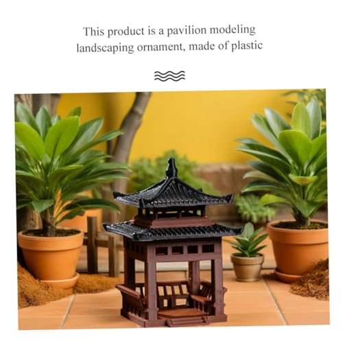Décoration bonsaï avec le pavillon de simulation miniature YRYRYW - 4