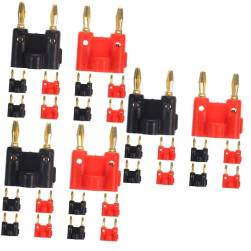 Connecteur fiche banane double HOMSFOU pour amplificateur et système audio hifi x30