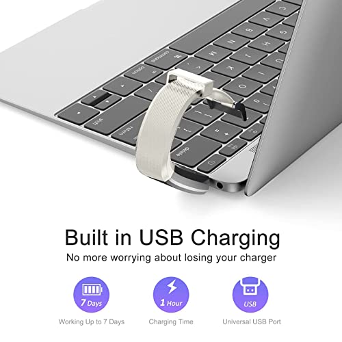 Kummel Fitness Tracker With Heart Rate Monitor, Waterproof Activity Tracker With Pedometer & Sleep Monitor, Calories, Step Tracking For Women Men Light White #TOP6