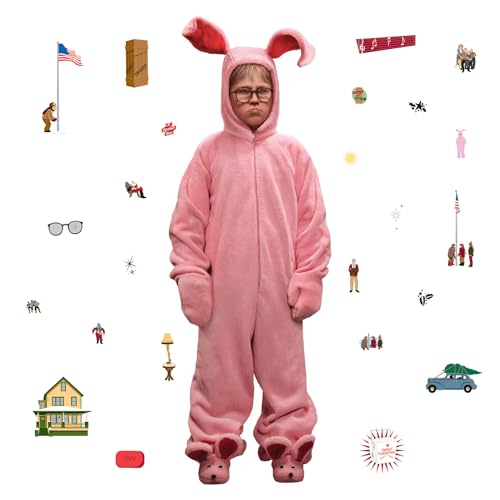 RoomMates A Christmas Story Ralphie Bunny Suit Giant Peel and Stick Wall Decals, RMK5409GM
