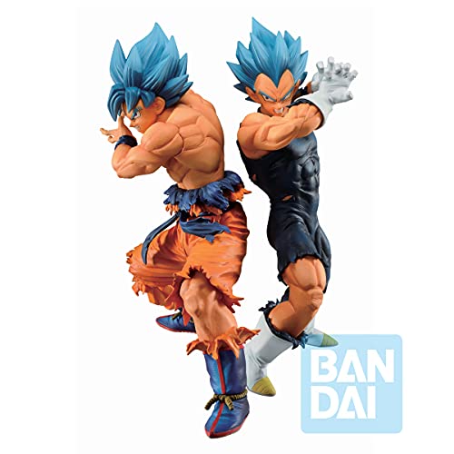 Ichibansho Figure - Dragon Ball Super - Son Goku & Vegeta (Super Saiyan God Super Saiyan) (Vs Omnibus Super), Bandai Spirits Collectible Statue - Image 4