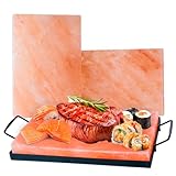FOCUS NUTRITION Pink Himalayan Salt Block With Tray - Salt Stone For Grilling,...