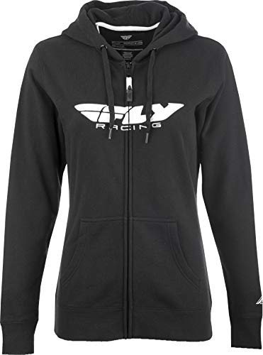 Fly Racing Women's Corporate Zip Hoody (Large) (Black)