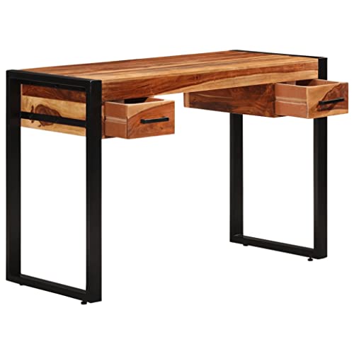Petit bureau d'ordinateur 110x50 cm pour salon et chambre chic - 5
