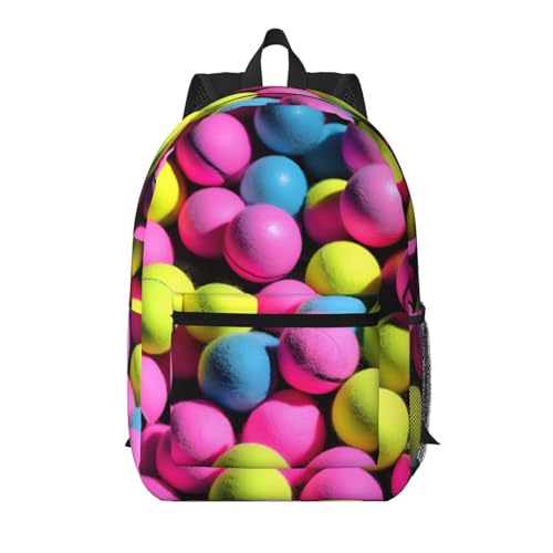 Sac à dos tennis rouge 43 cm anti-désordre multi-poches pour voyage et sport