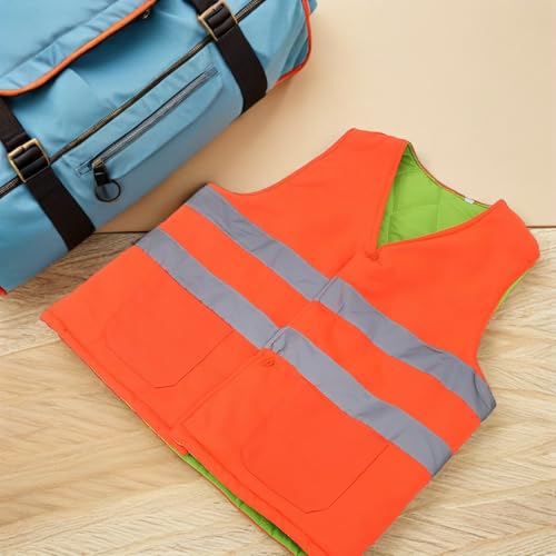 Gilet réfléchissant d'hiver isolant veste sécurité homme visibilité