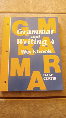 Grammar and Writing 4 Workbook B01JZX0VJ2 Book Cover