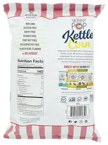 Image of Skinny Pop, Popcorn Kettle Sweet Vanilla, 5.3 Ounce