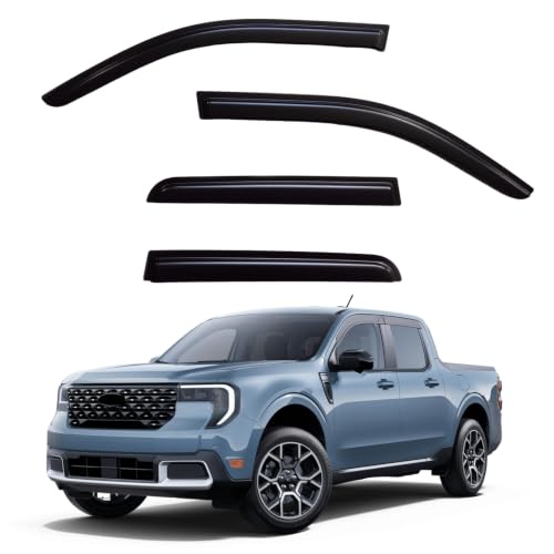 Dark Smoke Out-Channel Window Deflectors