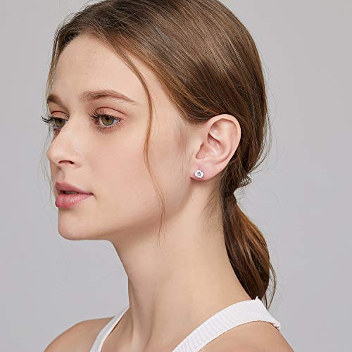 Diamond Studs Cubic Zirconia Earrings Fake Diamond Earrings Sterling Silver Cubic Zirconia Studs Brilliant Cut Cubic Zirconia Studs Earrings Sterling Silver Diamond Earrings Faux Diamond Earrings #TOP1