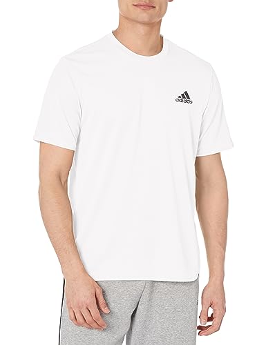 adidas mens Designed for Movement T-Shirt, White, X-Large, Tall