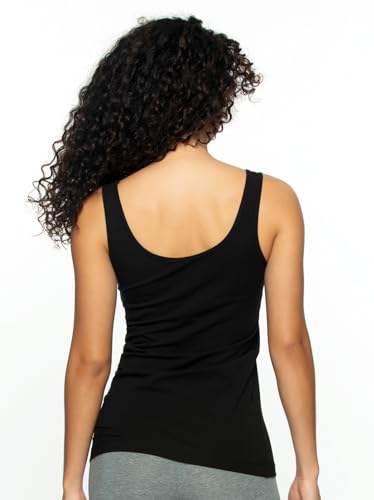 Image of Felina Reversible Cotton Womens Tank Top | 4-Pack
