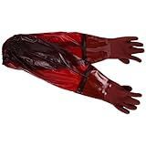 HONMEET Extra Lange Gummihandschuhe und Elastischem Bündchen aus Robustem Material mit 65cm Länge für Gartenarbeit Spülen und Schutz