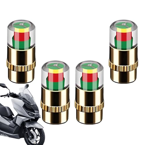 Cubiertas para válvulas de neumático, tapas de protección para vástago de rueda, accesorios indicadores de presión, diseño hermético seguro, actualización decorativa para automóviles, vehículos sedán