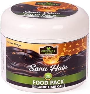 Saru Hair Food Pack, Organic Hair Care Treatment, 100g, Vegan, with Natural Herbs and Essential Oils-picture-21