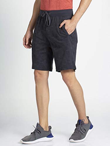 Image of Jockey AM14 Men Super Combed Cotton Rich Straight Fit Shorts with Zipper Pockets