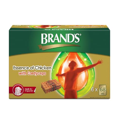 BRANDS Essence of Chicken with Cordyceps (6 Bottles) 408 milliliters
