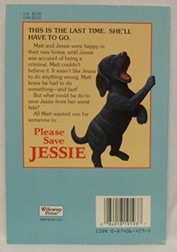 Please Save Jessie 0874064295 Book Cover