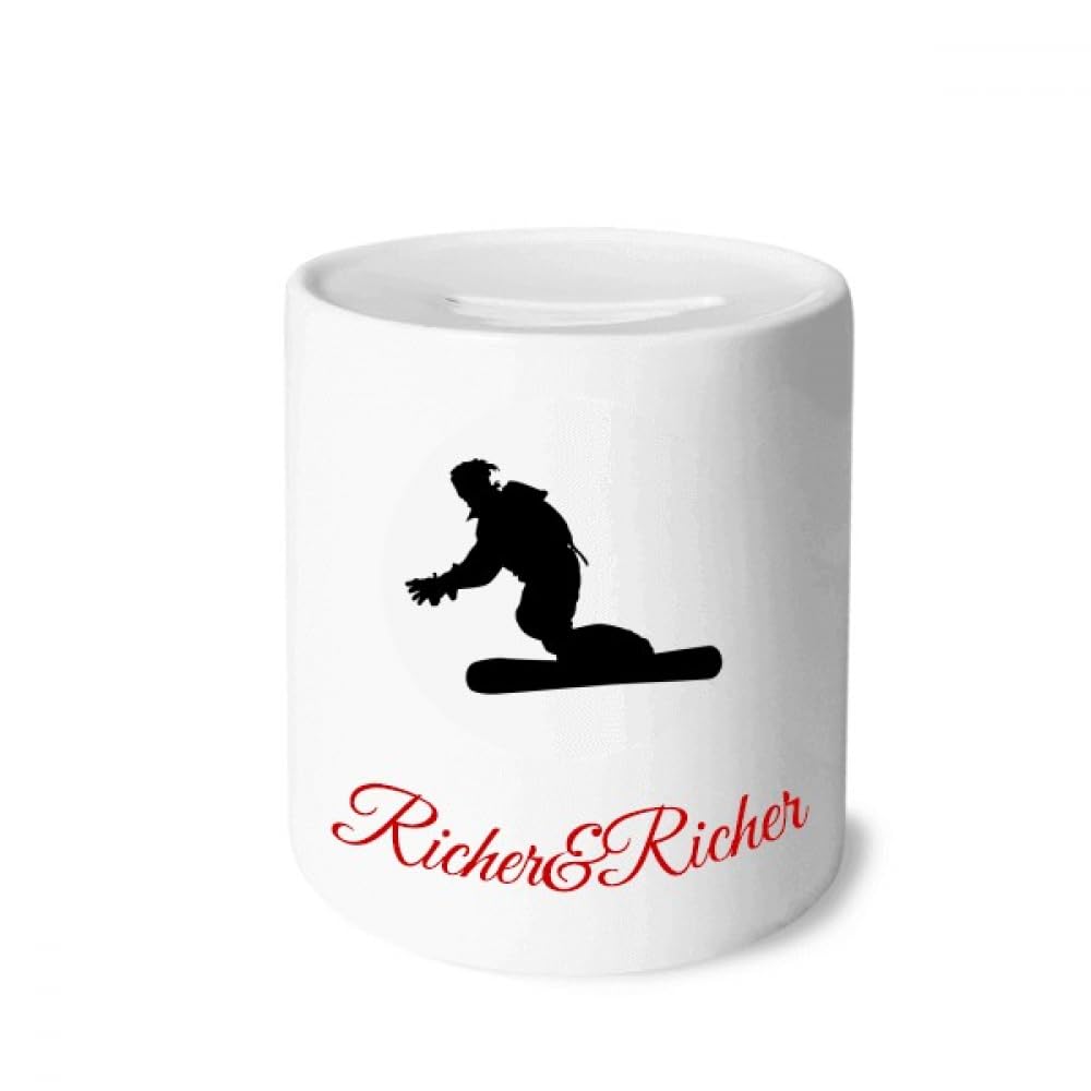 Tirelire pour joueur de ski idée cadeau originale pour skieur passionné