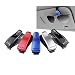 Sun Glasses / Glasses Holders for Car Visors - 5 pack - Multicolor - Perfect Storage Organizer - Easy Clip On System - Also Ideal for Holding Cards - With Rebel Tone Cleaning Cloth and Retail Pack