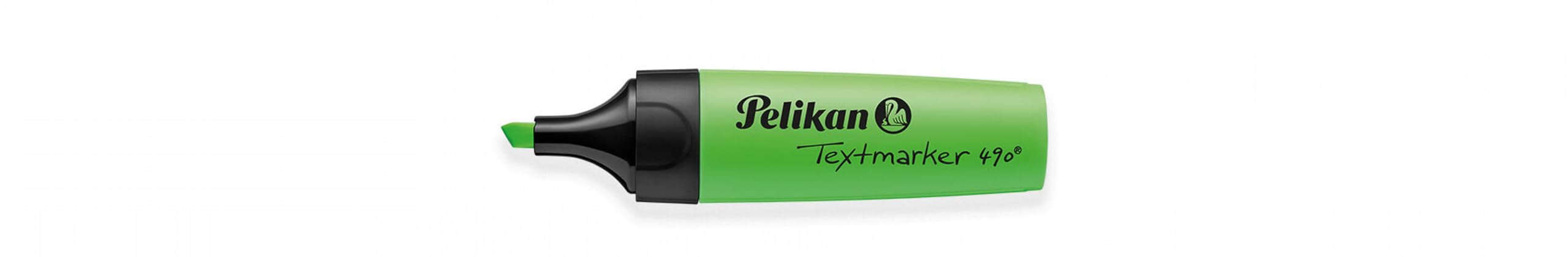 Pelikan® Signal 490 Zakreślacz Zielony | Zestaw 10 sztuk | Flamaster Marker Pisak Mazak | Do Szkoły Biura Na studia | Szybkie zaznaczanie Przypomnienie Info | Dla Uczniów Nauczycieli Studentów
