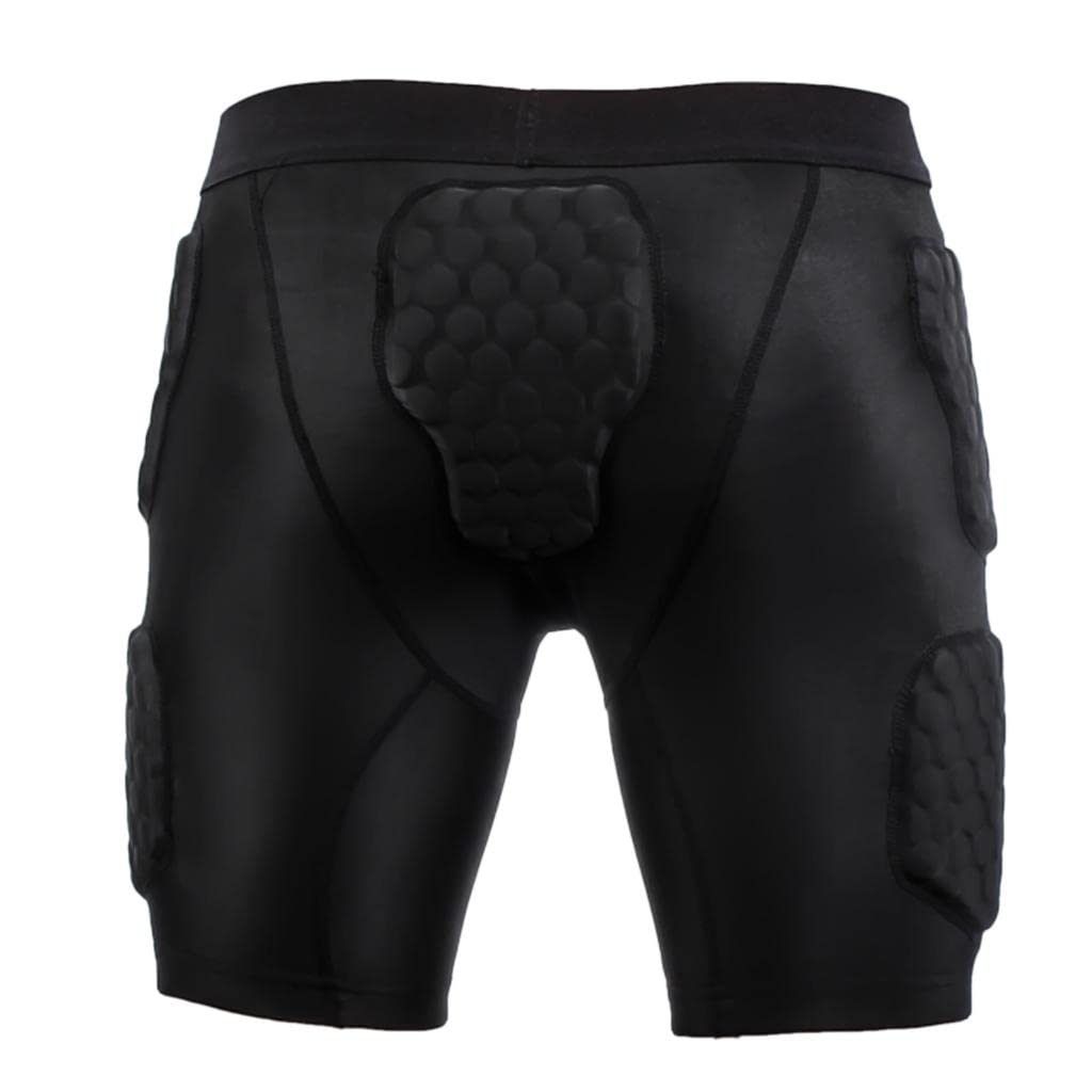 Pantalones Cortos de Compresión Hombre Deportivos Secado Rápido Transpirables con Protección EVA Y Cintura Elástica de Rendimiento Adecuados para
