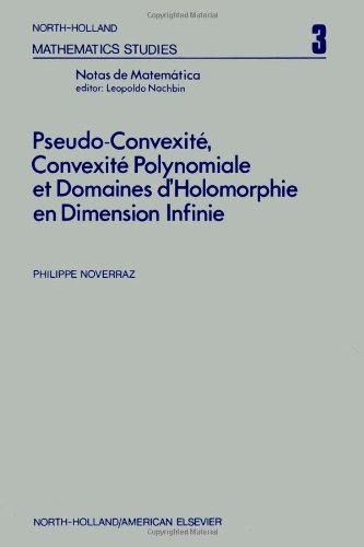 Buy Pseudoconvexite Convexite Polynomiale Et — BookShops.in