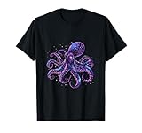 Octopus Artwork Ocean Sea Animal Lover Sea Ocean Octopus T-Shirt