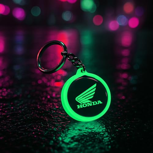 Image of Mi Glow Store Glow in Dark Keychain for Bike Men | Gift for Man | Bike Accessories | Charges in Light Glows in Dark | Key chain for Bike